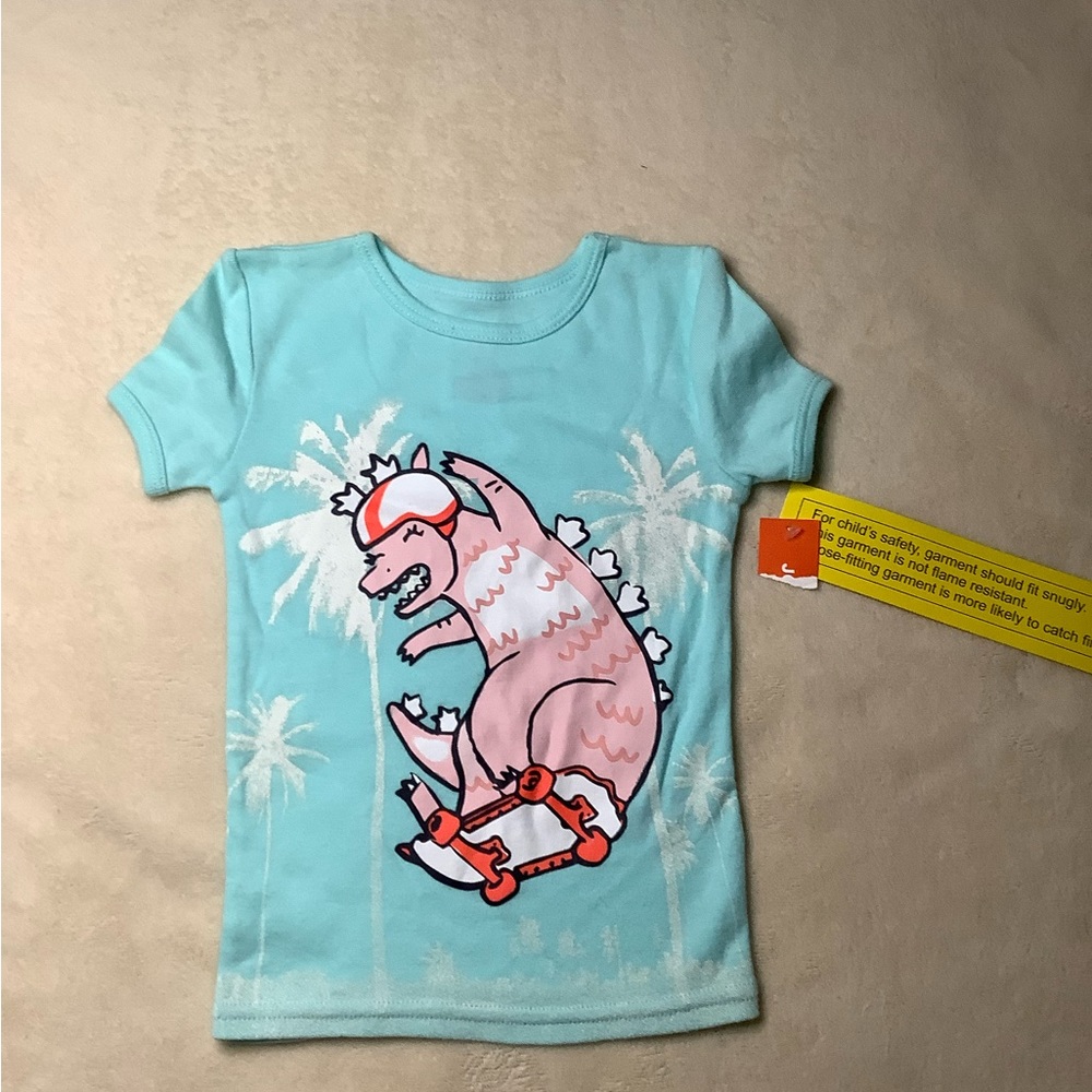 Joe Fresh Dino skateboarding Short Sleeve Tee 18 Months to 24 months 18M-24M